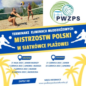Wojewódzkie eliminacje MMP w siatkówce plażowej
